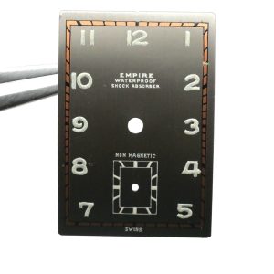 Cadran de montre AS 984 - EMPIRE 26,50x17,50mm [NOS] Watch Dial