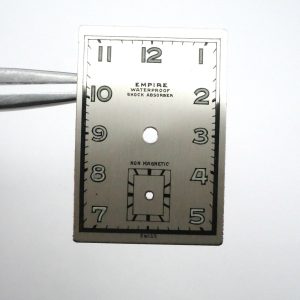 Cadran de montre AS 984 - EMPIRE 25,50x17,50mm [NOS] Watch Dial