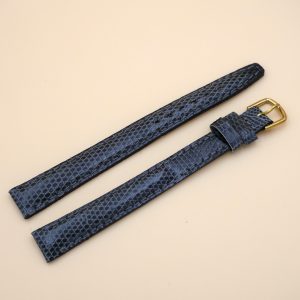 Bracelet en Lézard Véritable 12 mm Gris - Fabriqué en France - Taille XL