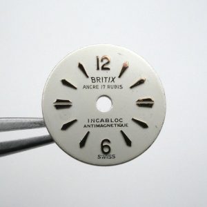Cadran de montre AS 1012 - BRITIX Ø12,50mm [NOS] Watch Dial