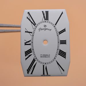 Cadran de montre PESEUX 7050 - PEUGEOT Ø29,50x21,50mm [NOS]