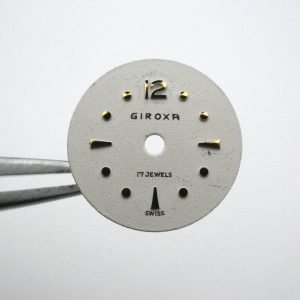Cadran de montre AS 1012 - GIROXA Ø13mm [NOS] Watch Dial