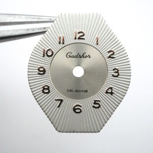 Cadran de montre AS 1051 FEF 270 - CADRHOR 18x15,50mm [NOS] Watch Dial