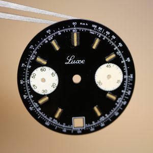 Cadran de montre Valjoux 7734 - LUXE Ø28,50mm [NOS] (Watch dial)