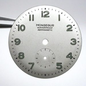 Cadran de montre V.C 233 - MONSEGUR Ø27,45mm [NOS] Watch Dial