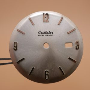 Cadran de montre HP 171 -CRISTALOR  Ø30mm Date 3H [NOS]