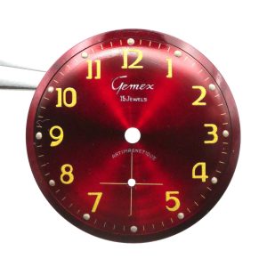 Cadran de montre V.C 233 - GEMEX Ø28mm [NOS] Watch Dial