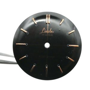 Cadran de montre V.C 256 - LINCOLN Ø28mm [NOS] Watch Dial