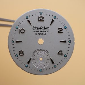 Cadran de montre FHF 150 - CRISTALOR Ø24mm [NOS] (Watch dial)