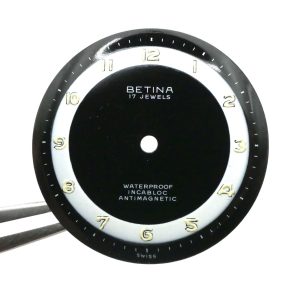 Cadran de montre AS 10½" 1287 - BETINA Ø25,50mm [NOS] Watch Dial