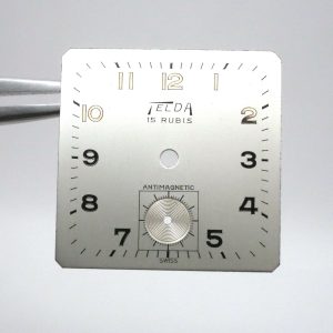 Cadran de montre FHF 10½" 70 - TELDA 22,80x22,80mm [NOS] Watch Dial