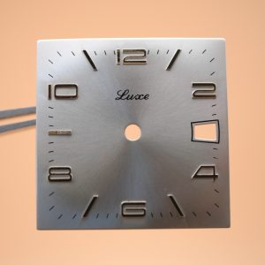 Cadran de montre Carré FHF 81-2 - LUXE Ø25,50x25,50mm [NOS] (Watch dial)