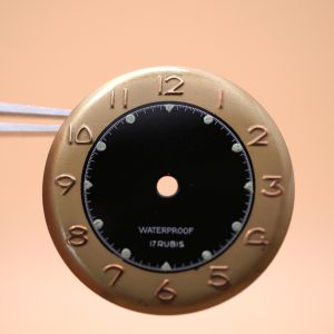 Cadran de montre FHF 150 - CRISTALOR Ø27,50mm [NOS] (Watch dial)