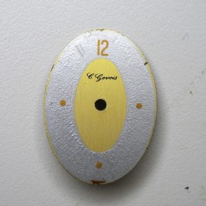 Cadran de montre FE 163 - C.Gevois Ø15,50x21,50mm (Watch dial)