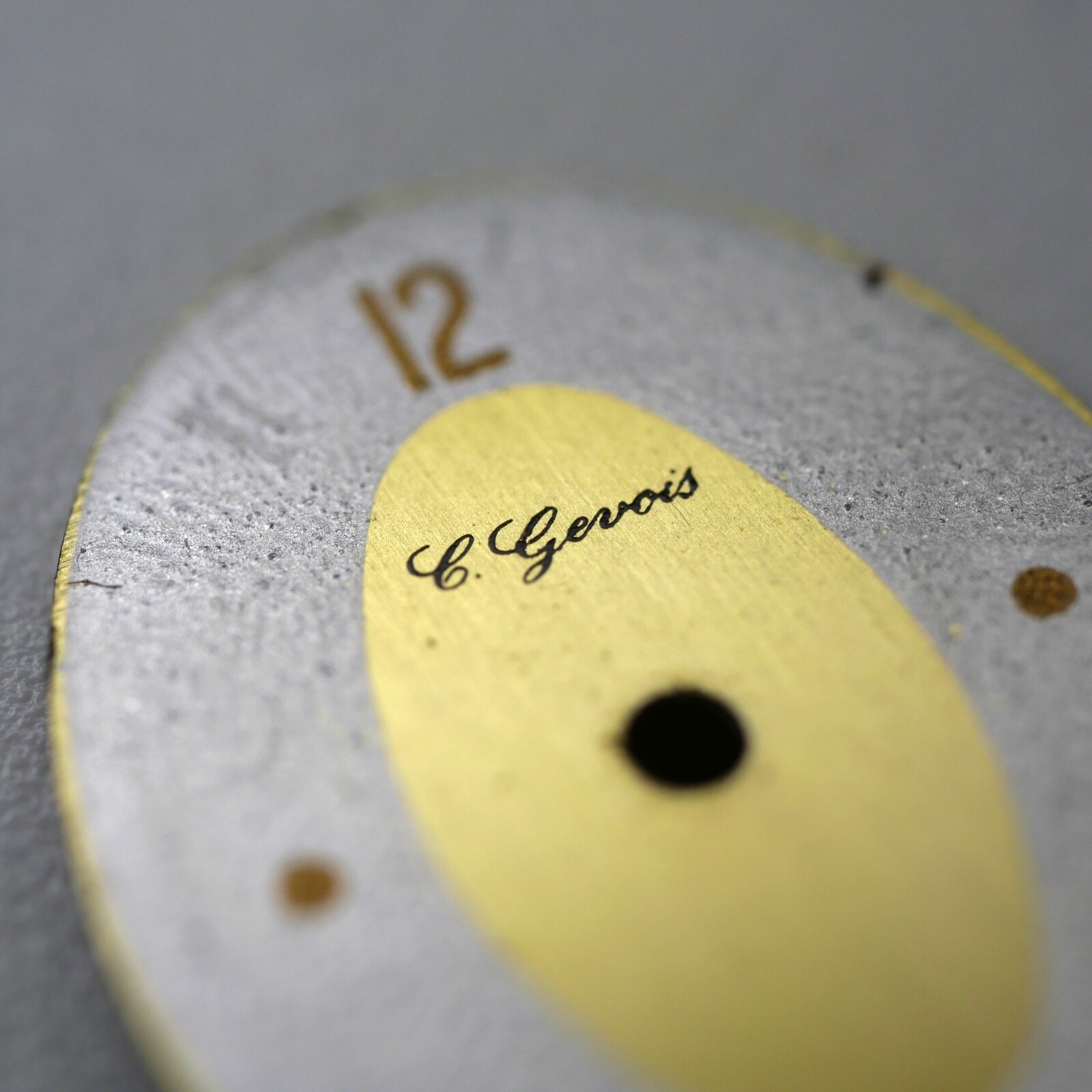 Cadran de montre FE 163 - C.Gevois Ø15,50x21,50mm (Watch dial) – Image 2