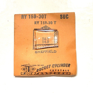 Verre montre SUC RY 159-30T - SHEFFIELD - 16,9x14 [NOS] (Watch crystal)