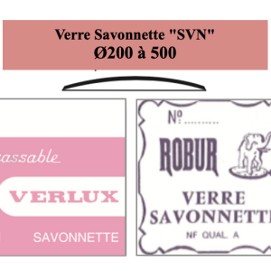 Verre de montre Acrylique Savonnette "SVN" Ø200 à 500 [NOS]