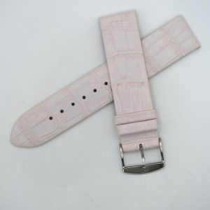 Bracelet de montre en cuir véritable - 20 mm Rose - Rochet