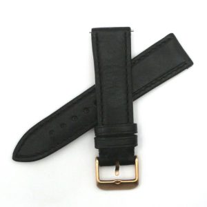 Bracelet de montre en cuir Véritable - 20 mm Noir - Paul Hewitt