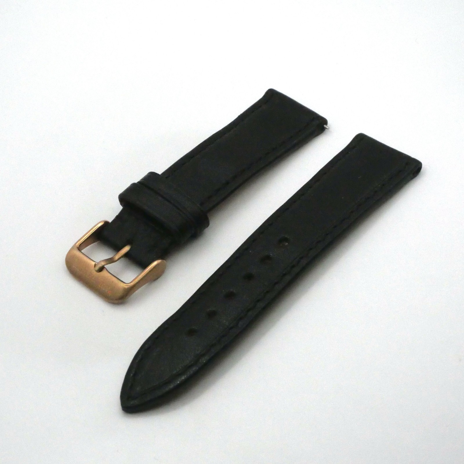 Bracelet de montre en cuir Véritable - 20 mm Noir - Paul Hewitt – Image 2