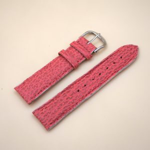 Bracelet en Requin Véritable 20 mm Rose - Fabriqué en France - Taille XS