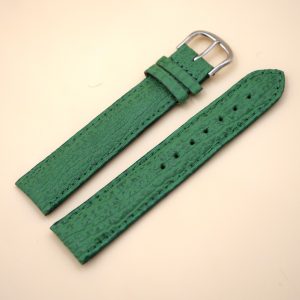 Bracelet en Requin Véritable 20 mm Vert - Fabriqué en France - Taille XL