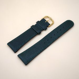 Bracelet en Veau Véritable 20 mm Vert - Fabriqué en France - Taille XS