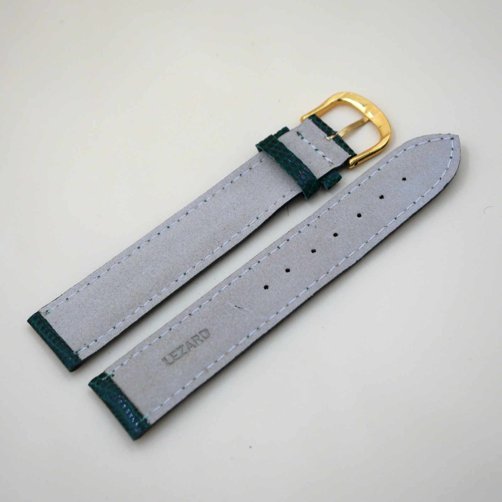 Bracelet en Lézard Véritable 20 mm Vert - Fabriqué en France - Taille XL – Image 2