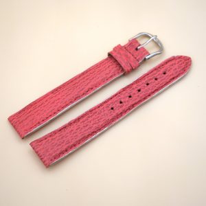 Bracelet en Requin Véritable 18 mm Rose - Fabriqué en France - Taille XL