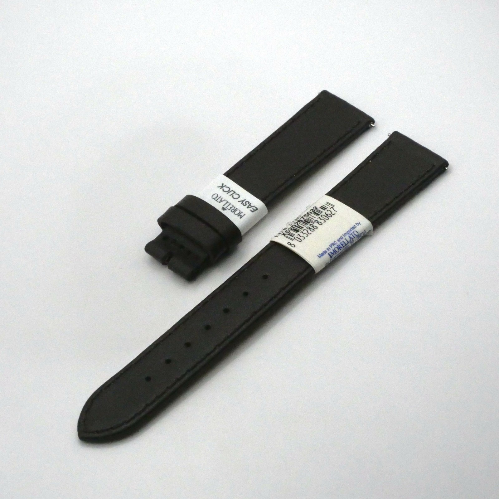 Bracelet de montre en cuir Véritable - 18 mm Marron fonçé - Morellato – Image 2