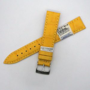 Bracelet de montre en cuir veau - 18 mm Jaune - Morellato