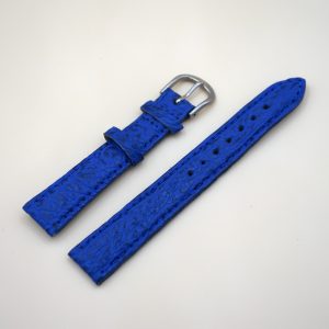Bracelet en Requin Véritable 16 mm Bleu - Fabriqué en France - Taille XS