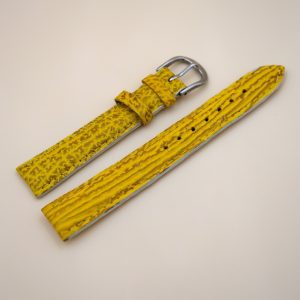 Bracelet en Requin Véritable 16 mm Jaune - Fabriqué en France - Taille XS