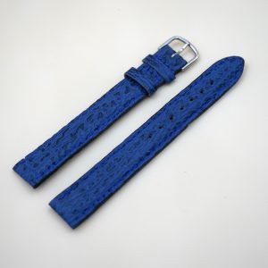 Bracelet en Requin Véritable 16 mm Bleu - Fabriqué en France - Taille XL