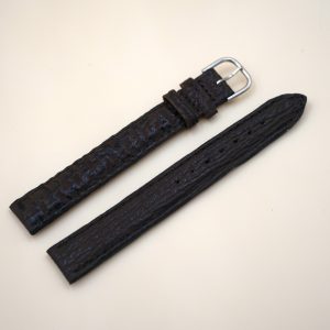 Bracelet en Requin Véritable 16 mm Marron foncé - Fabriqué en France - XL
