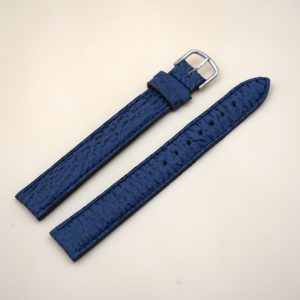 Bracelet en Requin Véritable 16 mm Bleu gris - Fabriqué en France - XL