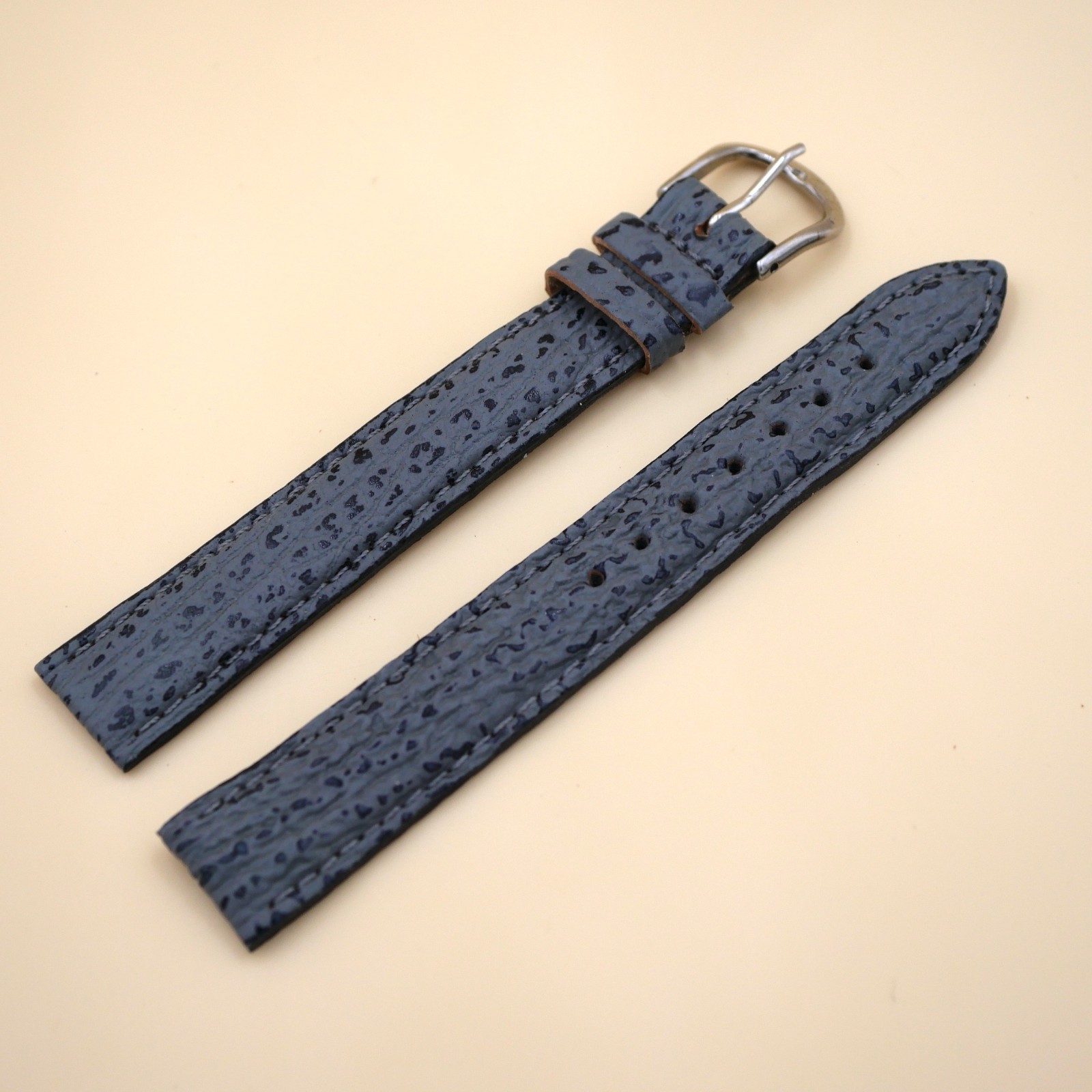 Bracelet en Requin Véritable 16 mm Gris - Fabriqué en France - Taille XL