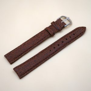 Bracelet en Requin Véritable 16 mm Marron - Fabriqué en France - Taille XL