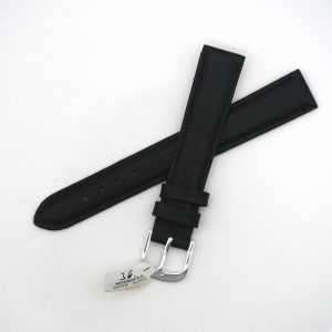 Bracelet de montre en cuir véritable - 16 mm Noir - Antenen