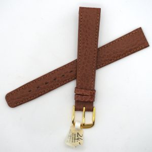 Bracelet de montre en cuir véritable - 16 mm Marron - Antenen (3909)