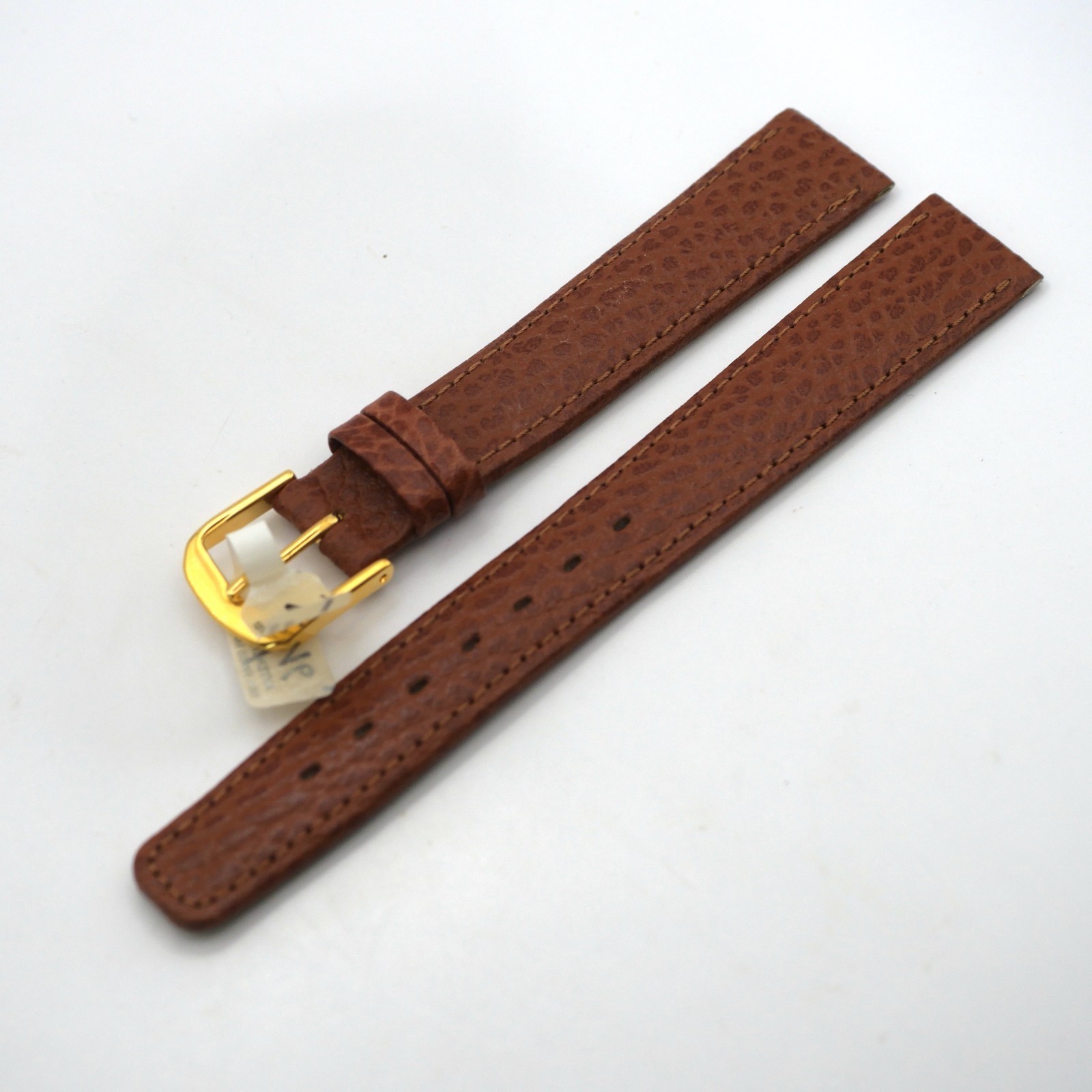 Bracelet de montre en cuir véritable - 16 mm Marron - Antenen (3909) – Image 2