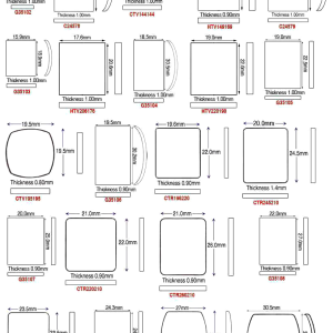 Verre générique minéral pour Cartier, Chanel, Jacob, Patek, Piaget - NEUF