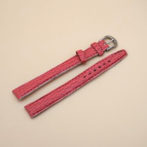 Bracelet en Requin Véritable 12 mm Rose - Fabriqué en France - Taille XL