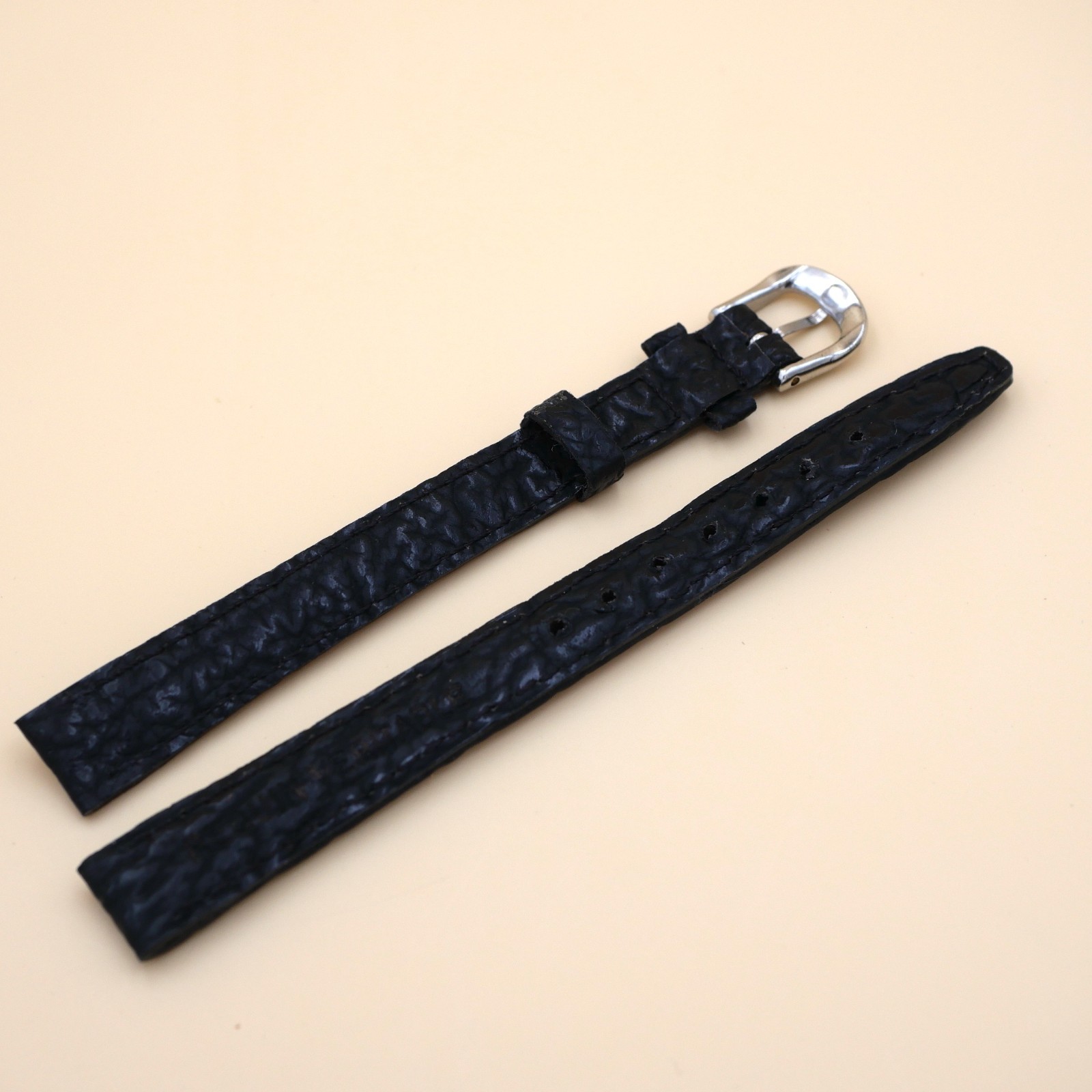 Bracelet en Requin Véritable 12 mm Noir - Fabriqué en France - Taille XL – Image 2