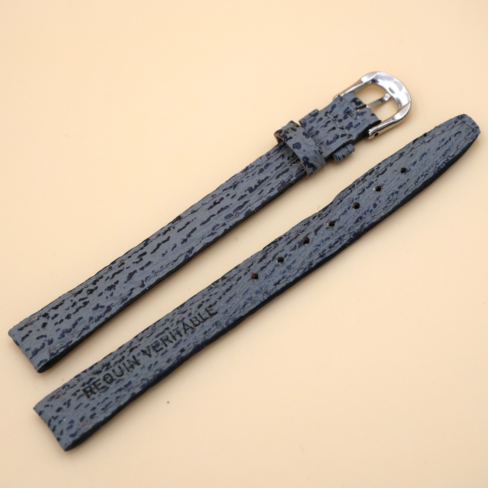 Bracelet en Requin Véritable 12 mm Gris - Fabriqué en France - Taille XL – Image 2