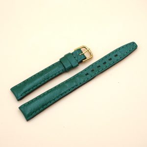 Bracelet en Veau Véritable 12 mm Vert - Fabriqué en France - Taille XS