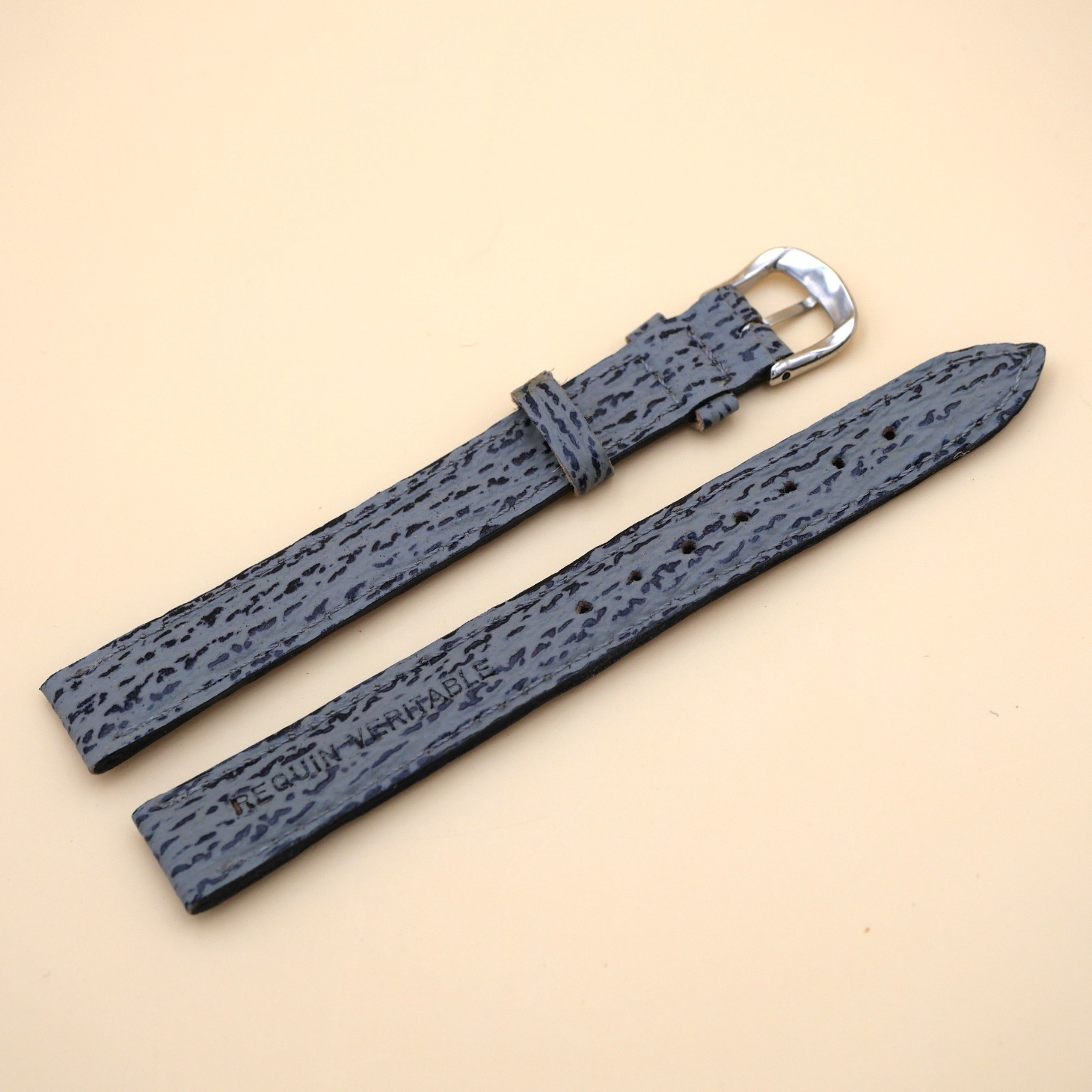 Bracelet en Requin Véritable 14 mm Gris - Fabriqué en France - Taille XL – Image 2