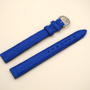 Bracelet en Requin Véritable 14 mm Bleu - Fabriqué en France - Taille XL