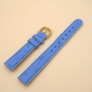 Bracelet en Veau Véritable 14 mm Bleu ciel - Fabriqué en France - XS