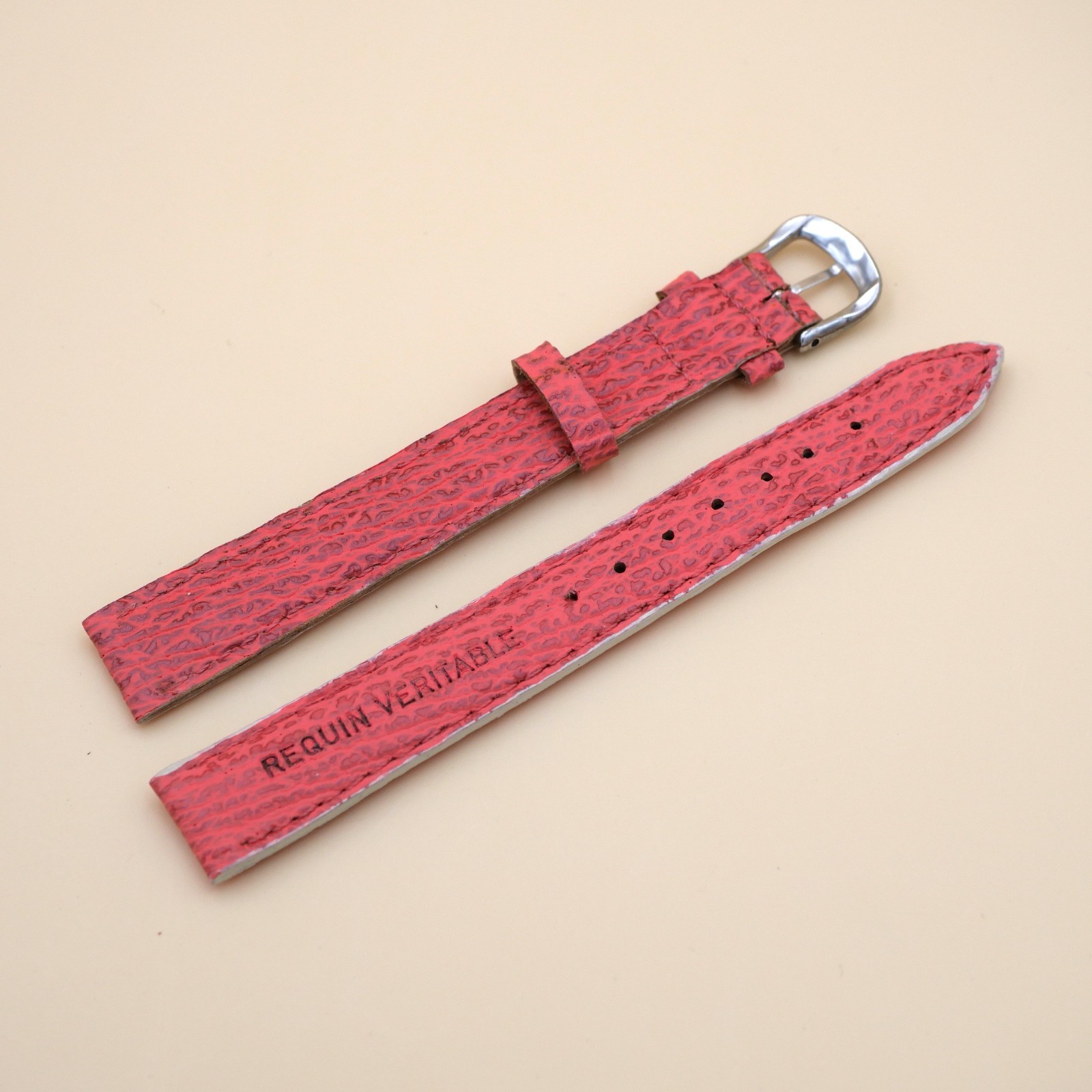 Bracelet en Lézard Véritable 14 mm Rose - Fabriqué en France - Taille XL – Image 2